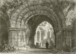 Chapter House, Furness Abbey af Thomas Allom