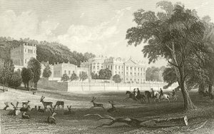 Chatsworth, Derbyshire af Thomas Allom