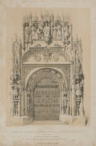 Maleriske skitser i Spanien: Titelside, 1837. af Thomas Allom