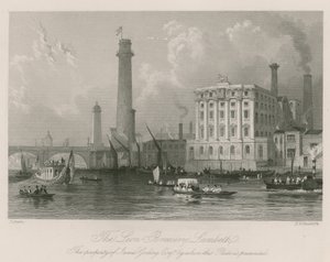 Løvebryggeriet i Lambeth af Thomas Allom
