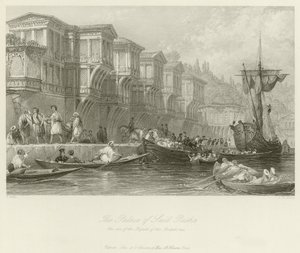 Said Pashas palads af Thomas Allom