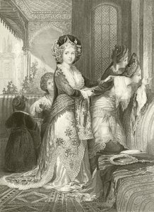 Favoritten Odalisque af Thomas Allom