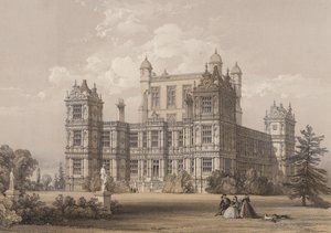 Wollaton Hall, Nottinghamshire af Thomas Allom