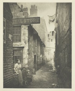 Old Vennel ved High Street af Thomas Annan