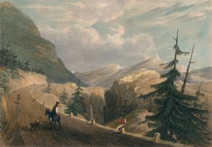 Fort Lesseillon, nær Bramante, 1827. af Thomas Barber