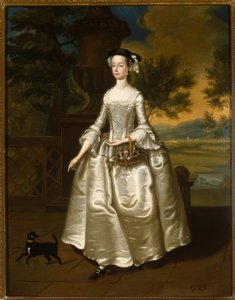 Thomas Bardwell, Portræt af Mary Jodrell / maleri, 1755