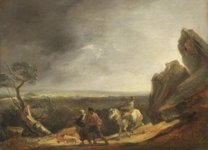 The Storm (olie på lærred) af Thomas Barker of Bath