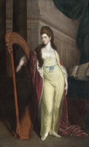 Lady Elisabeth Craven - Portræt af Elizabeth, baronesse Craven (1750-1828), senere markgrevin af Brandenburg-Ansbach par Beach, Thomas (1738-1806). Olie på lærred, størrelse: 239x148,6