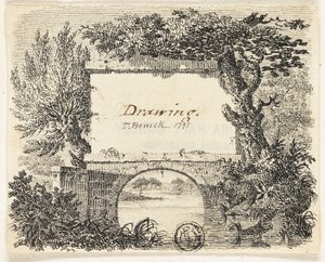Vignette med brotræer af Thomas Bewick