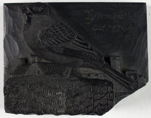 Træblok til „Spurven“, fra En historie om britiske fugle af Thomas Bewick