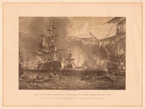 The Bombardment of Algier af Lord Exmouth i 1816, 1878.
