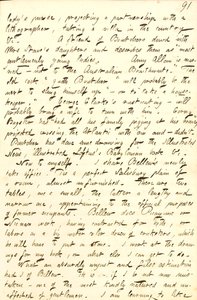 Beskriver det kontor, han deler med Frank Bellew, og et brev fra William Boutcher.     Transskription af Thomas Butler Gunn