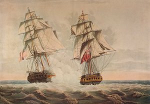 Tilfangetagelse af præsidenten, c1815 af Thomas Buttersworth
