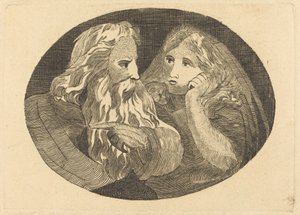 Lear og Cordelia af Thomas Butts, Jr. after William Blake