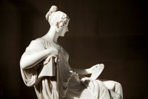 Skulptur af prinsesse Pauline Borghese (marmor) af Thomas Campbell