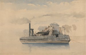 Dredger ved Twickenham, 22. september 1874