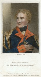 Johnstone som major OFlaherty, 1818.