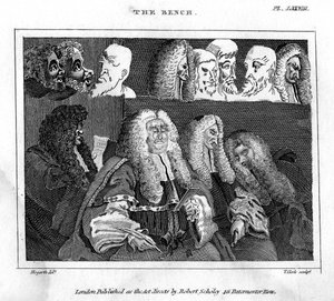 Bænken, 1700-tallet. af Thomas Clerk