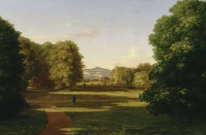 Haverne ved Van Rensselaer-herregården af Thomas Cole