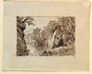 Imaginært landskab af Thomas Cole