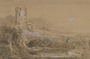 Italiensk landskab af Thomas Cole