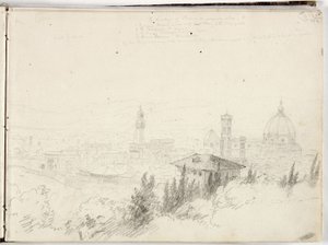 Panorama af Firenze af Thomas Cole