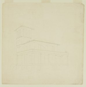 Foreslået villa ved Catskill af Thomas Cole