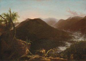 Solopgang i Catskills af Thomas Cole