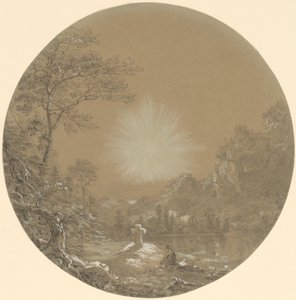 Korset i ørkenen af Thomas Cole