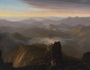 Udsigt fra nær toppen af Mount Washington, N.H. af Thomas Cole