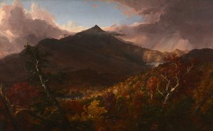 Udsigt over Schroon Mountain, Essex County, New York, efter en storm af Thomas Cole