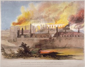 Brand ved våbenhuset i Tower of London, 30. oktober 1841