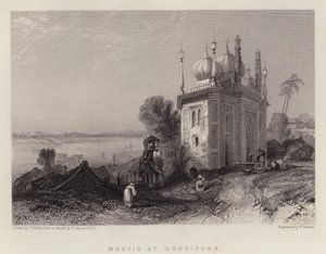 Masjid Et Gazipur (Sort Litho) af Thomas Colman Dibdin