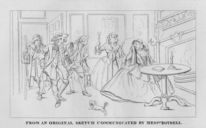 En nattescene, 1809, 1827. af Thomas Cook
