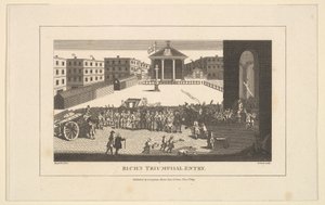 Richs Glory, or His Triumphant Entry into Covent Garden, december 1732, 1. november 1809. af Thomas Cook