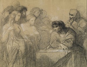Kærligheden til guld (Tørsten efter guld) (studie) af Thomas Couture