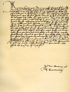 Brev fra Thomas Cranmer til Thomas Cromwell, Ford, 13. august 1537 af Thomas Cranmer