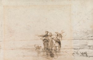 Rejer på kysten af Thomas Creswick