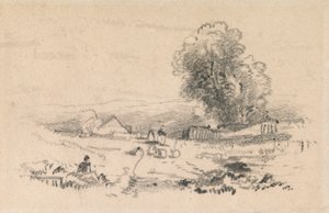 Vejen til landsbyen af Thomas Creswick
