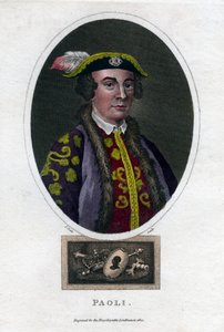 Pascal Paoli, korsikansk general og patriot fra det 18. århundrede, 1820. af Thomas Dale