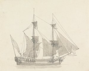 En tomester i sejl af Thomas Daniell