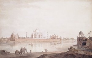 Taj Mahal, Agra, Uttar Pradesh, 1789 af Thomas Daniell