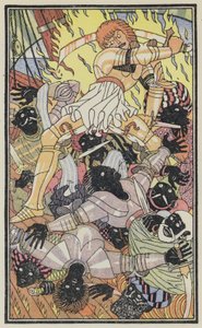 Illustration til Boccaccios Dekameron (farvelitografi)