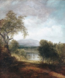 Et flodglimt, ca. 1843-50.
