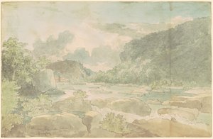 Harpers Ferry nedefra af Thomas Doughty