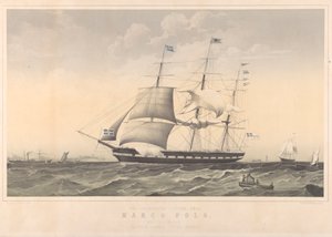 Det berømte Clipper-skib Marco Polo af Thomas Dove