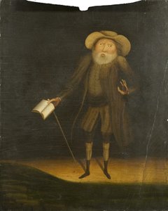 Portræt af Benjamin Lay af Thomas Dr Pole
