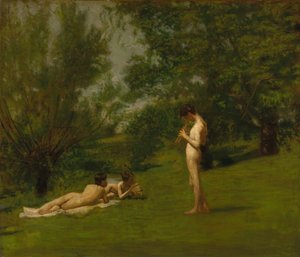 Arcadia, ca. 1883. af Thomas Eakins