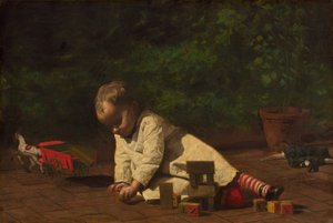 Baby ved leg af Thomas Eakins