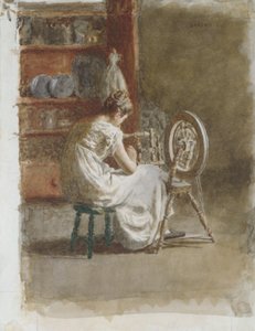 Hjemmevævet stof af Thomas Eakins